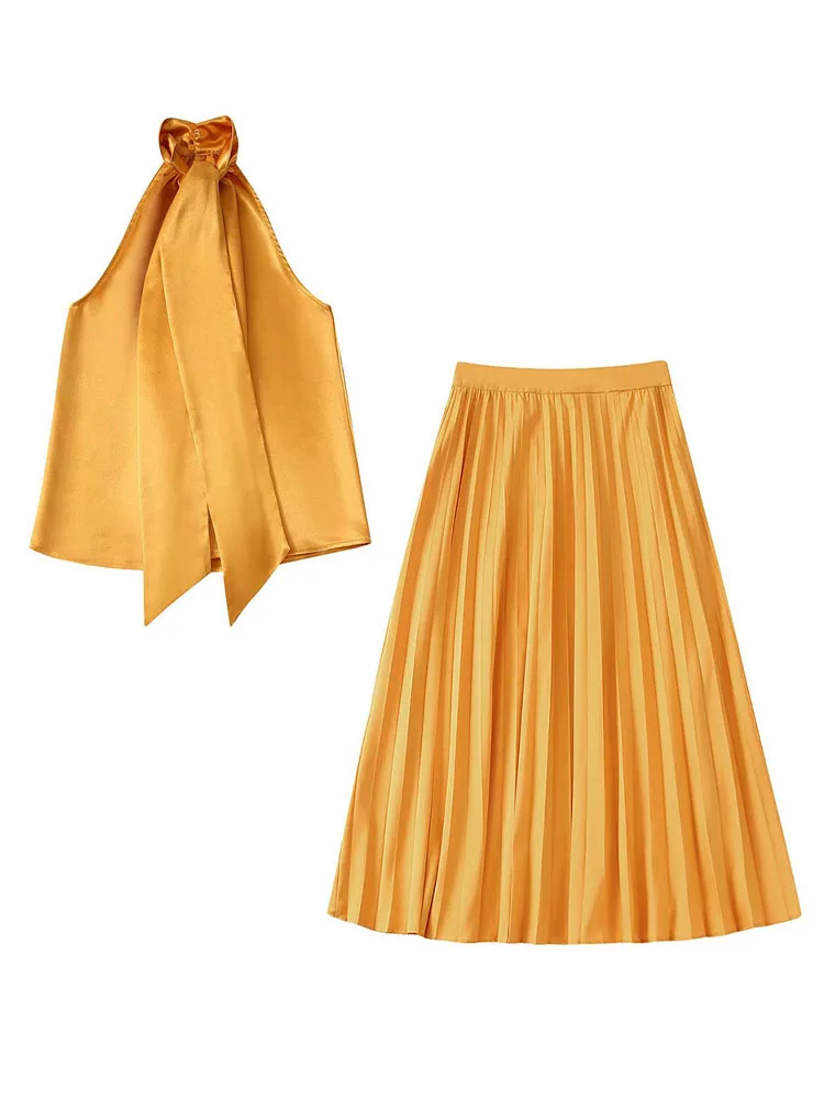 

Женский топ без рукавов PB & ZA2143063, с воротником-халтер