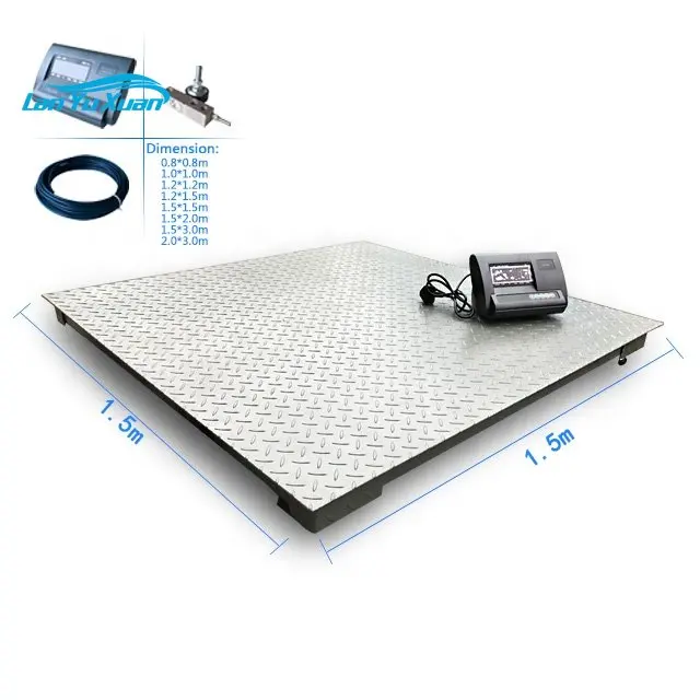 

electronic weight scale with computer interface 3ton platform floor scale