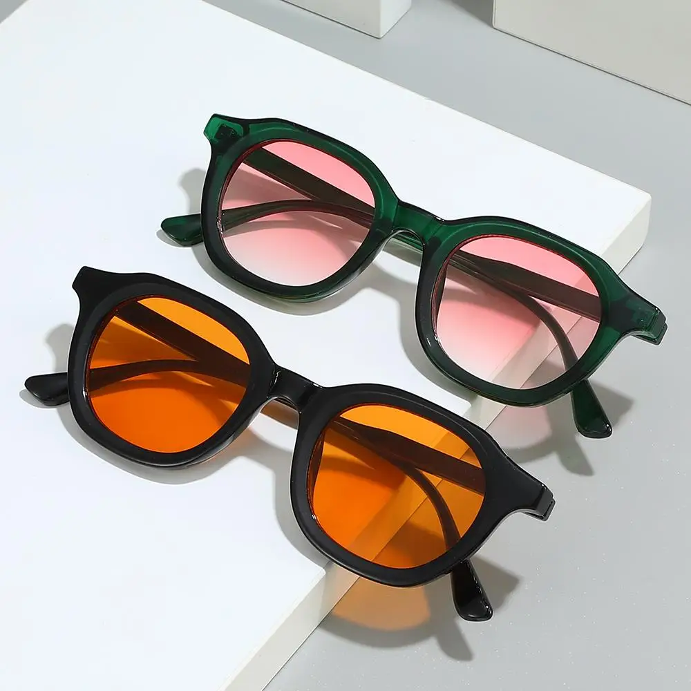 Овальные Солнцезащитные очки в стиле хип-хоп для мужчин и женщин