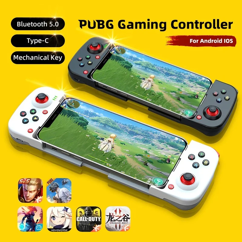 

2022 Wireless Gamepad Bluetooth-compatible Type-C Gaming Controller Portable Joystick Gamepads For PS4 IOS Android /switch PC