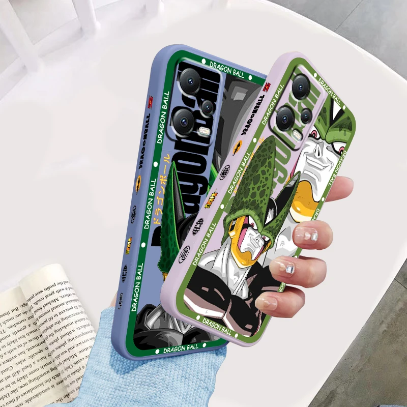 Роскошный левый чехол D-Dragon Ball для Xiaomi Redmi Note 13 12 12S 12R 11 11T 11S 10 10S Pro Plus