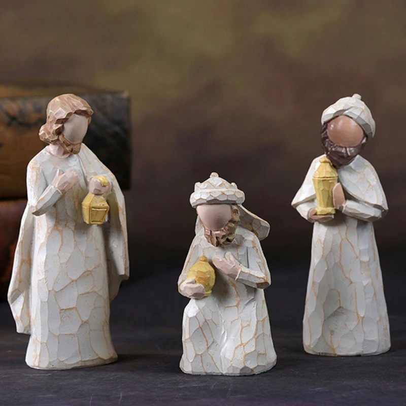 Статуэтка для святой кроватки смоляная католическая религиозная Рождественская