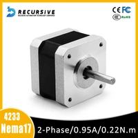 nema17 stepper motor 42mm 2 phase 0 22nm 0 95a stepper motor 4 core cable for 3d printer cnc engraving and milling machine