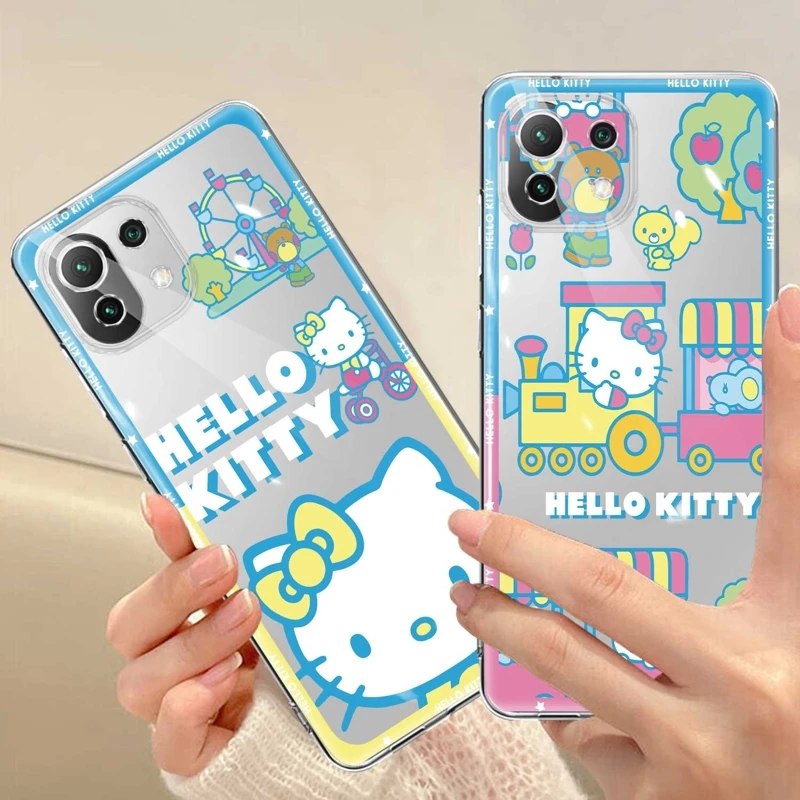 

Cover Case Shell For Xiaomi Mi M5s 11T 5G 12T Pro 13 M5 11 Lite POCO X3 NFC POCO M3 Note 10 9T 12X 10T F3 Hello Kitty Drawing