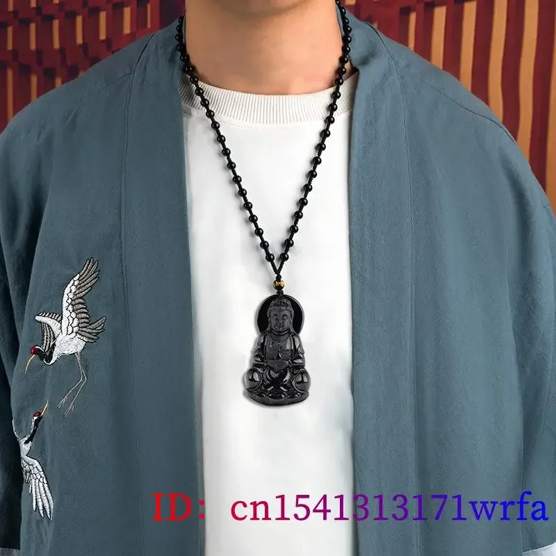 Бирманское Нефритовое ожерелье Guanyin женское ювелирное изделие из нефрита