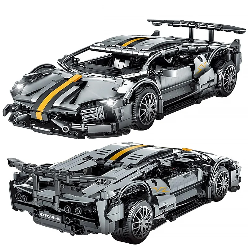 

Технический автомобиль 1:14 скоростей серии чемпионов автомобили кирпичи на день рождения Рождественские подарки для детей строительные иг...