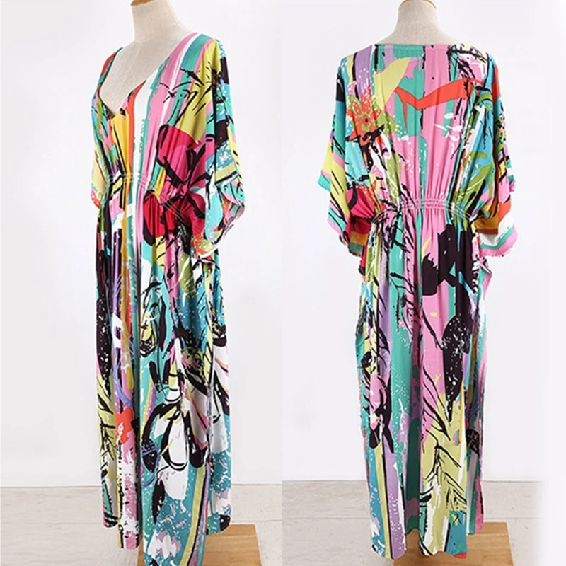 CPDD Женская пляжная одежда турецкие кафтаны длинный купальник накидка кафтан