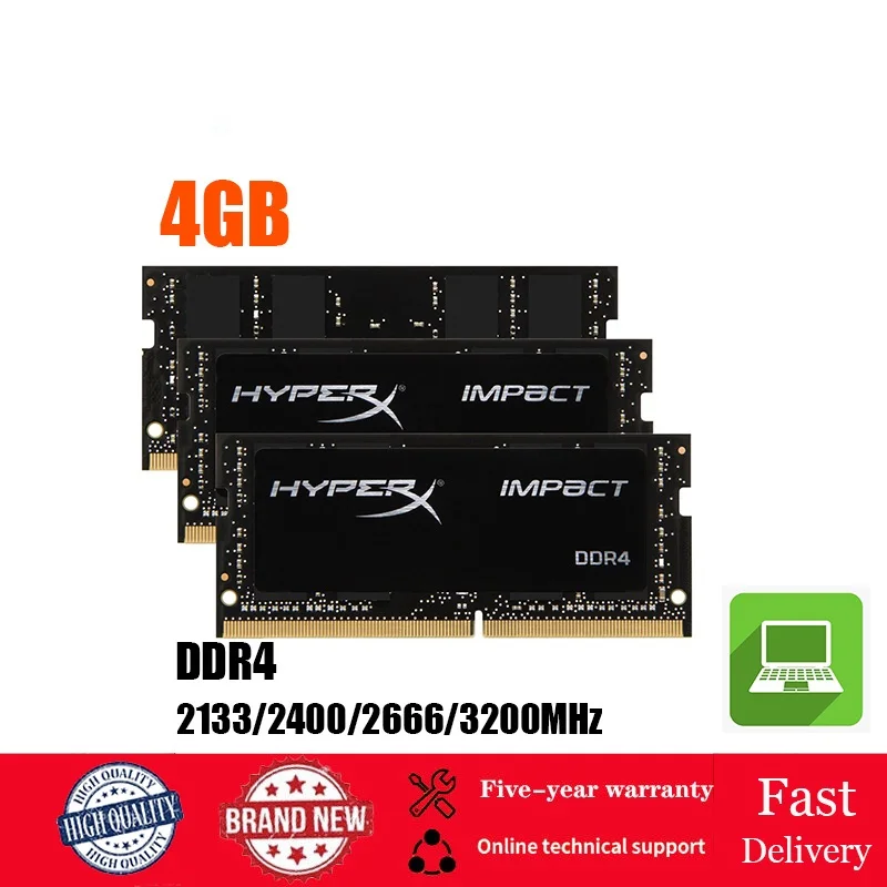 

4GB Notebook Memory RAM DDR4 SODIMM 2133/2400/2666 MHz 260Pin 1.2V RAM PC4-17000 19200 12800 21300 RAM FOR laptop