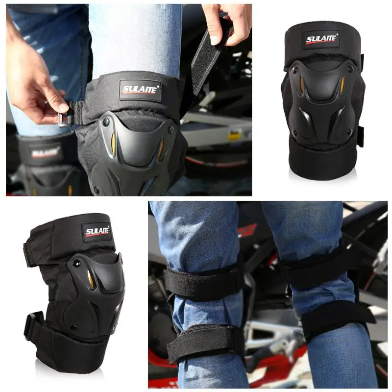 

1 Pair Off Road Gear Protector Durable Motorcycle Motocross Racing Knee Pads Car Accessories Rotective Gear Knee Pads Cold-proof