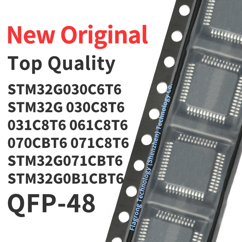 

1 шт. чип STM32G030C6T6 STM32G 030C8T6 031C8T6 061C8T6 070CBT6 071C8T6 STM32G071CBT6 STM32G0B1CBT6 QFP48, новый оригинальный чип IC