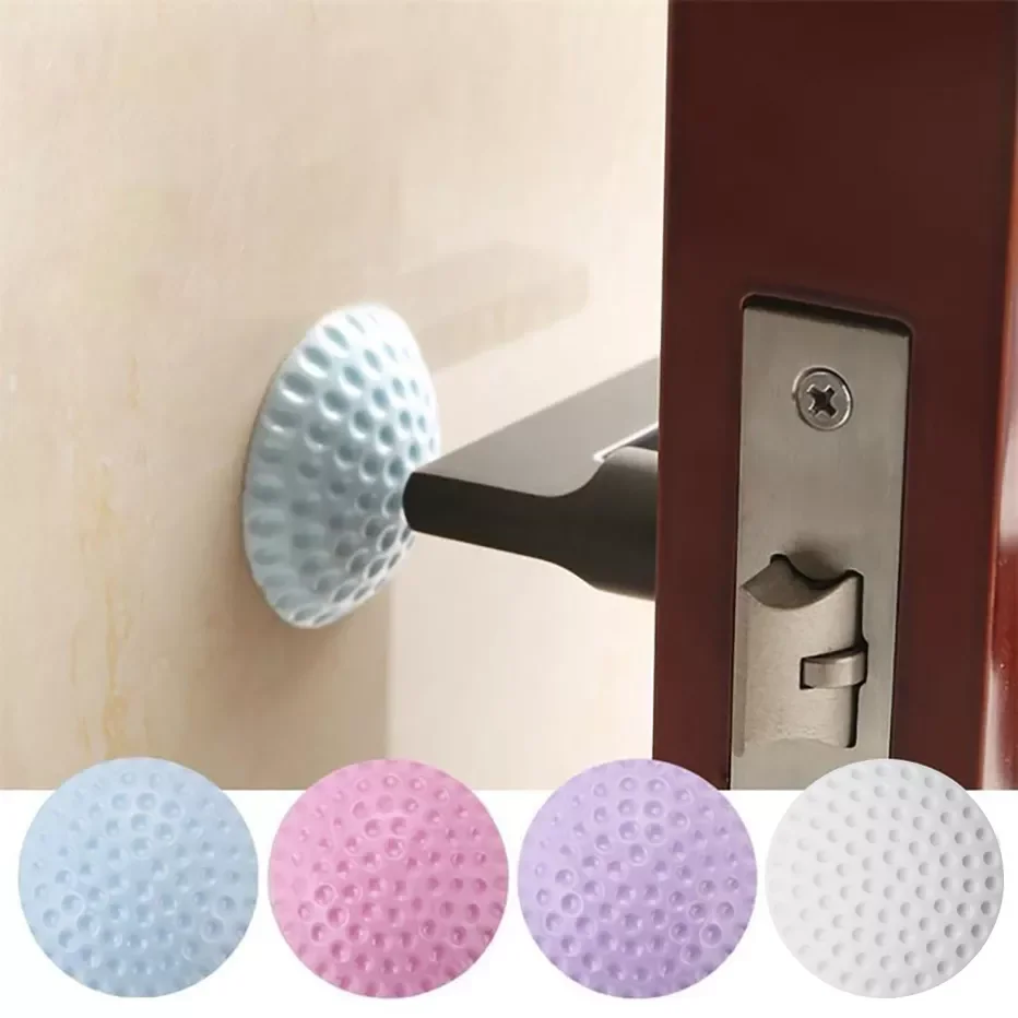 

Soft Rubber Pad Adhesive Door Stopper Silicone Deurstopper Protection Porte Pad to Protect The Wall Mute Bumper Sticker