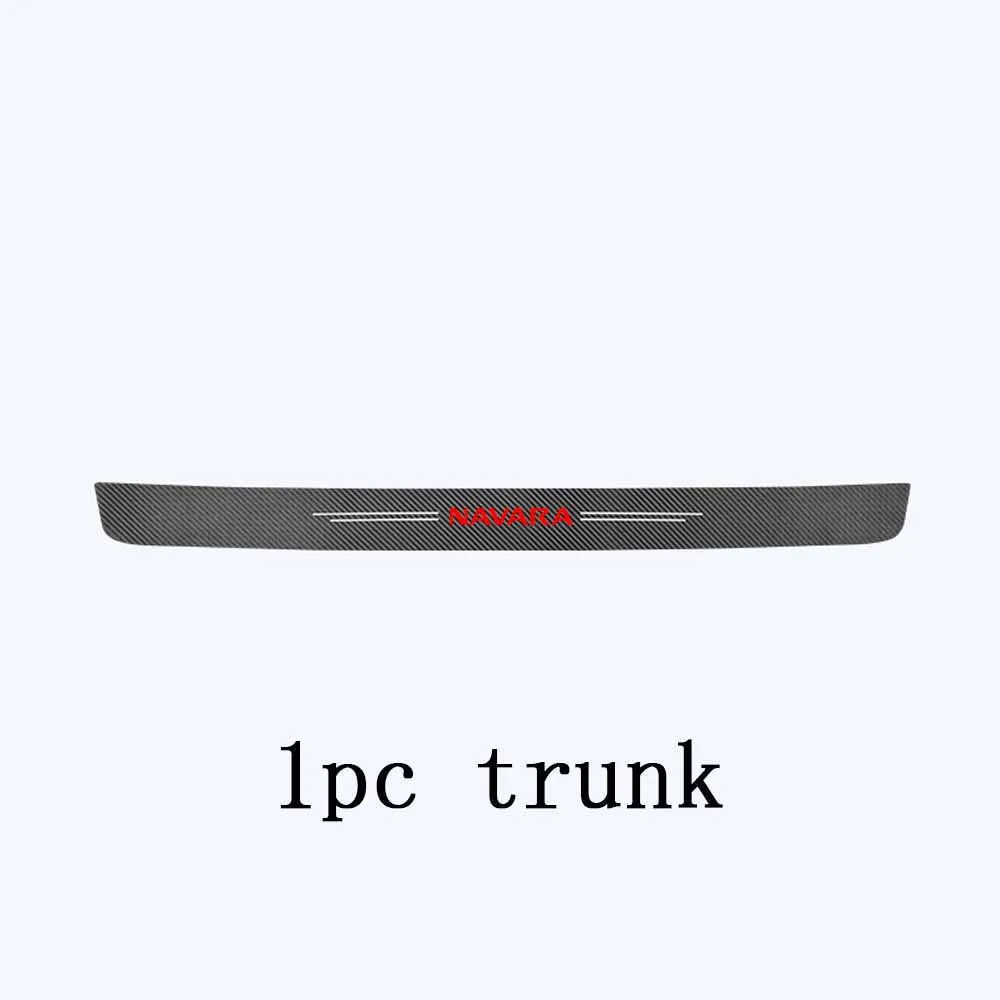 for Nissan navara np300 at32 rhd pro-4x n-trek 4pcs Car threshold sticker car accessories