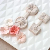 3d flower petals butterfly silicone mold circular flower leaves chocolate jello pudding pastry mould diy fondan decoration tool
