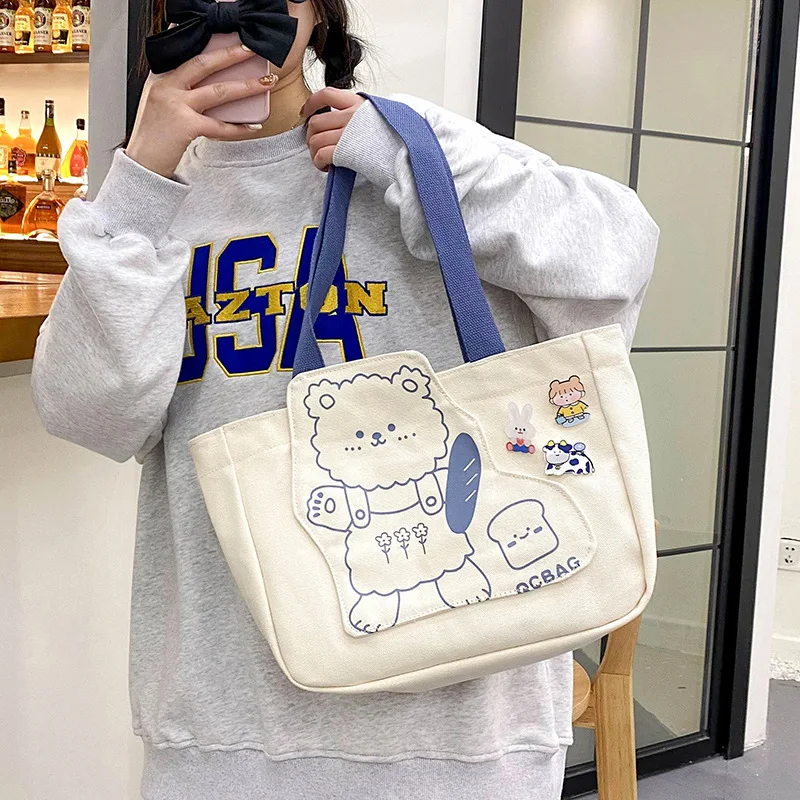 

Printing Flowers Teenagers Portable Insulated Lunch Box Bag Lady Picnic Tote Bag Big Capacity Student Cooler Lunch Bag Mummy Bag