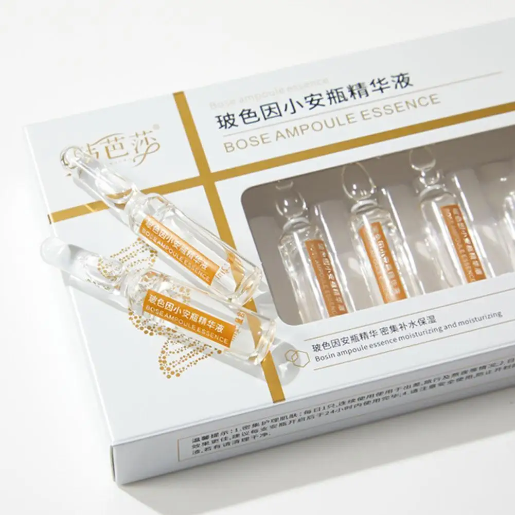 

7pcs/box 28 Days Skin Care Ampoules Care Hyaluronic Acid Concentrate Essence Liquid Petidide Face Anti Aging Hydrating