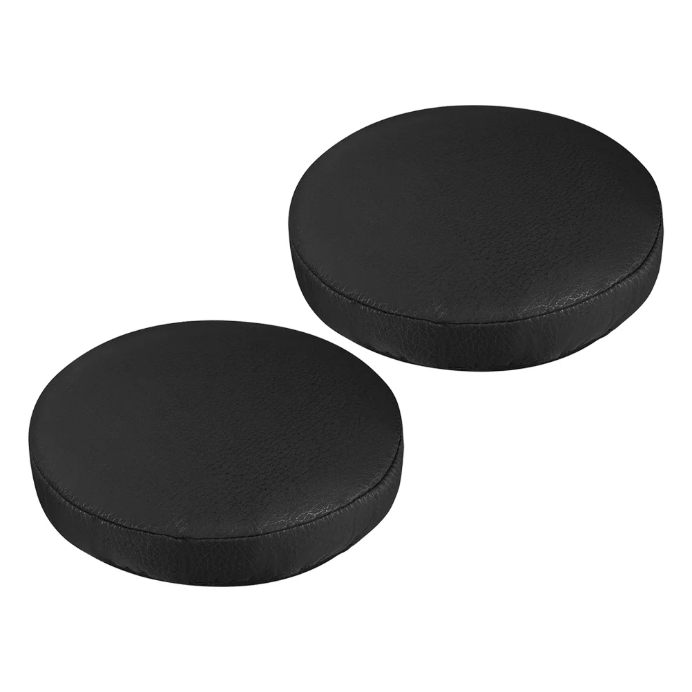 

Stool Covers Bar Cover Round Chair Slipcover Cushionscushion Slipcovers Elastic Pads Stretch Washable Pu Kitchen Protector Desk