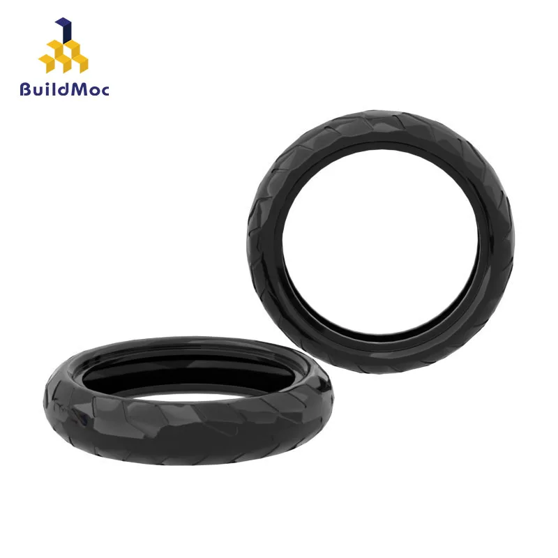 

1PCS Assembles Particles 88516 Road Motorcycle Tire Bricks Building Blocks Replaceable Parts Toys For Gifts