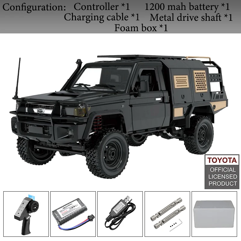 1:12 MN82S 2 4G Supertourer полномасштабный пикап короткий грузовик 4WD альпинистский