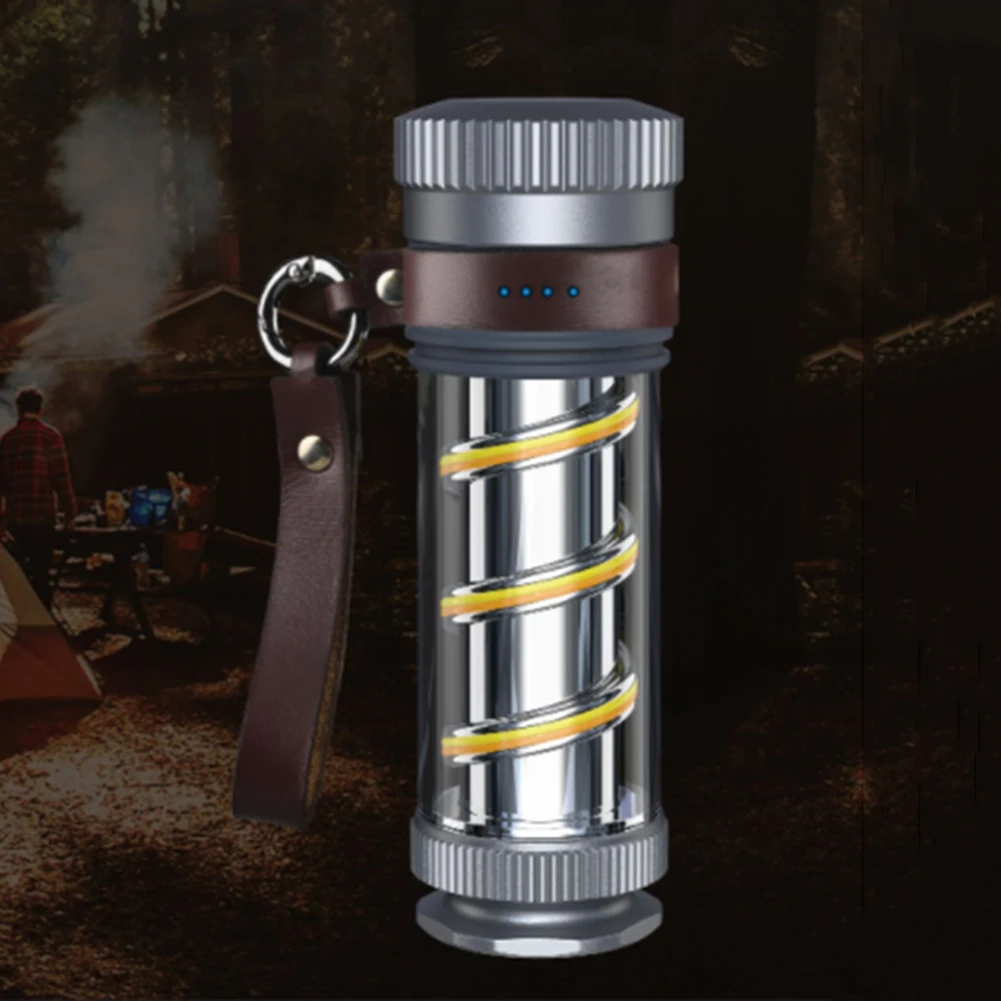 

Rechargeable COB Night Lamp 4 Modes IPX4 Waterproof XPG Camping Flashlight Stepless Dimming for Outdoor Travel Hiking Emergency