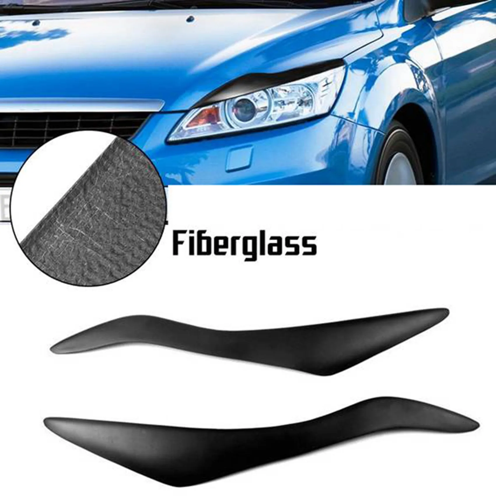 Автомобильная лампа для головы бровей налобный фонарь губ наклейка Ford Focus MK3 2012-2014