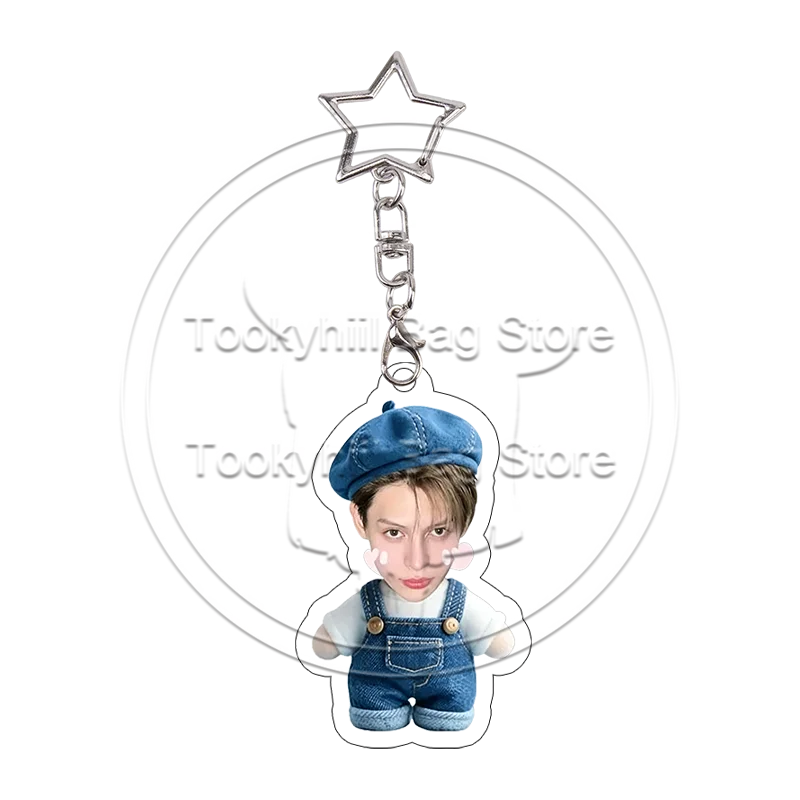 Фото Акриловый брелок KPOP CORTIS Idol, милый Мартин Джеймс, Джухун, Сонхён, Кёнхо, подвеска на сумку в виде большой головы, коллекционный аксессуар для фанатов, подарок. №2