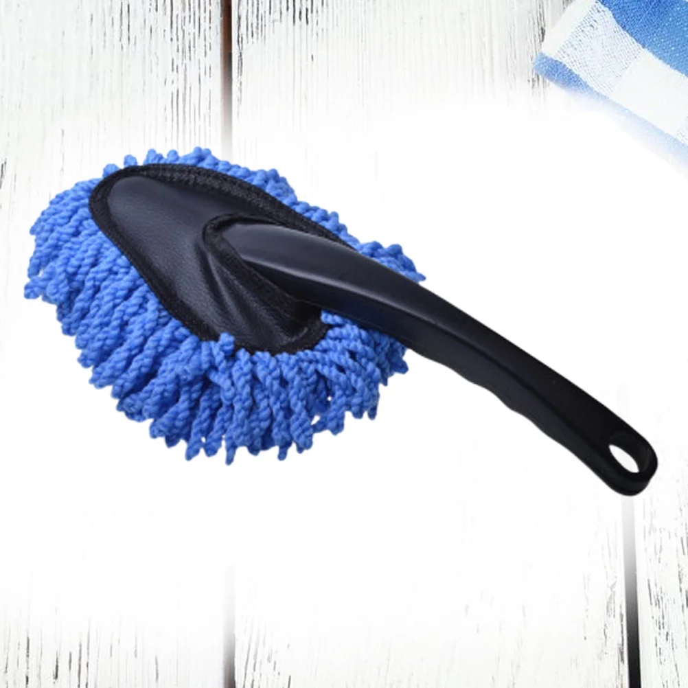 

Exterior Cleaning Dirt Dust Tool Portable Car Interior Brush Home Use Wash Duster(Blue)