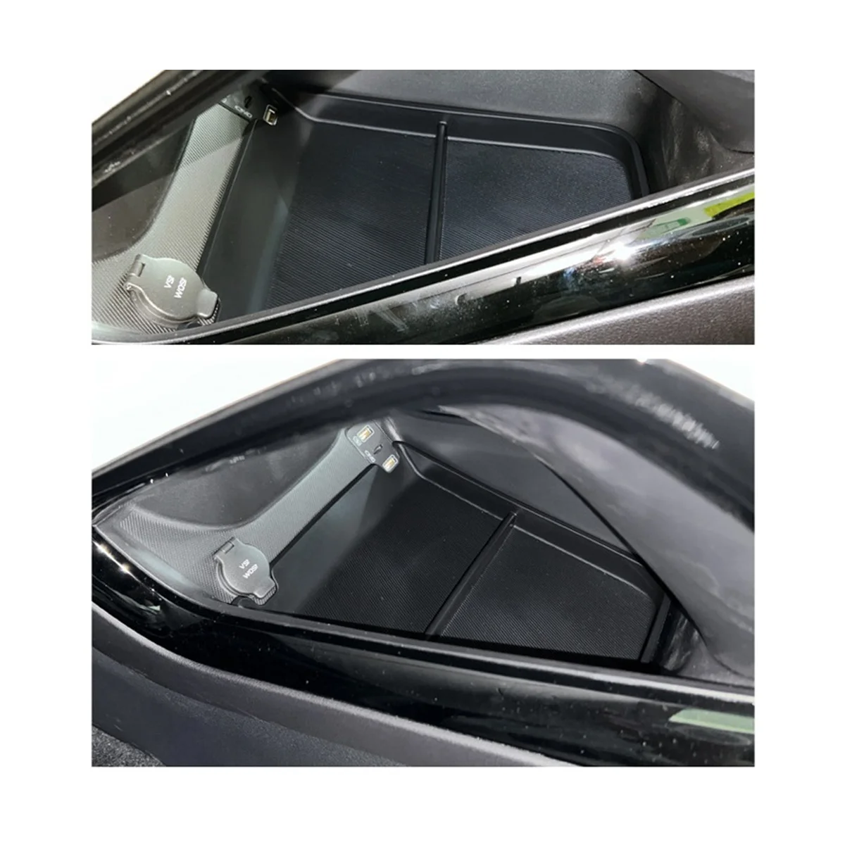 Автомобильный центральный подлокотник Нижняя коробка для хранения Внутренний