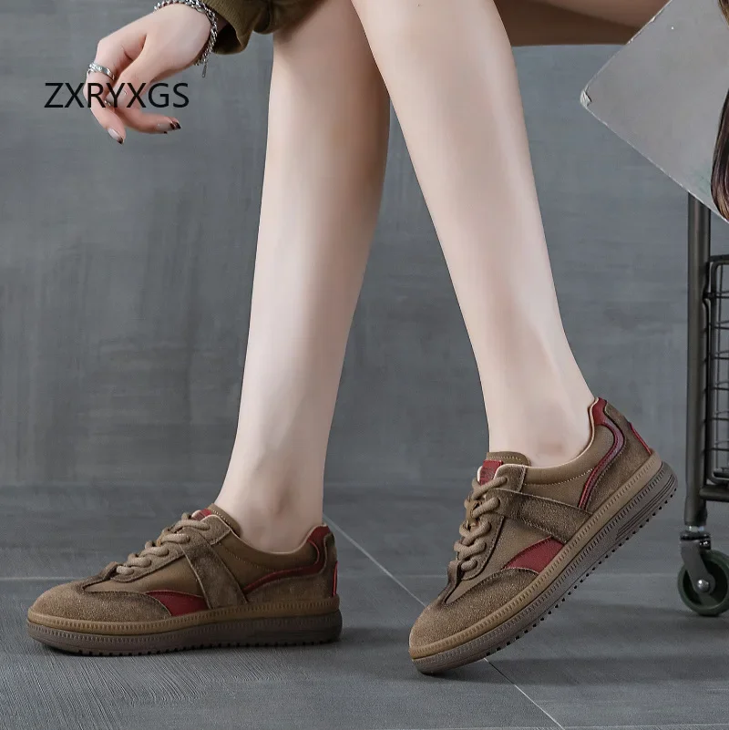 ZXRYXGS 2024 женские кроссовки из натуральной кожи премиум-класса с заклинанием