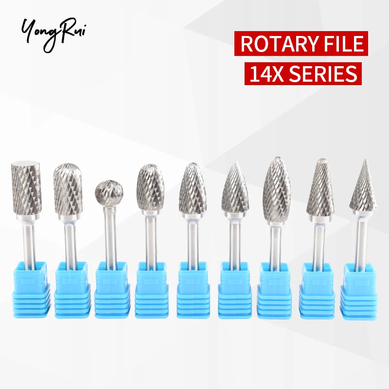 

Cemented carbide head rotary file 14X Full series milling and engraving drill tool point burr die grinder abrasive