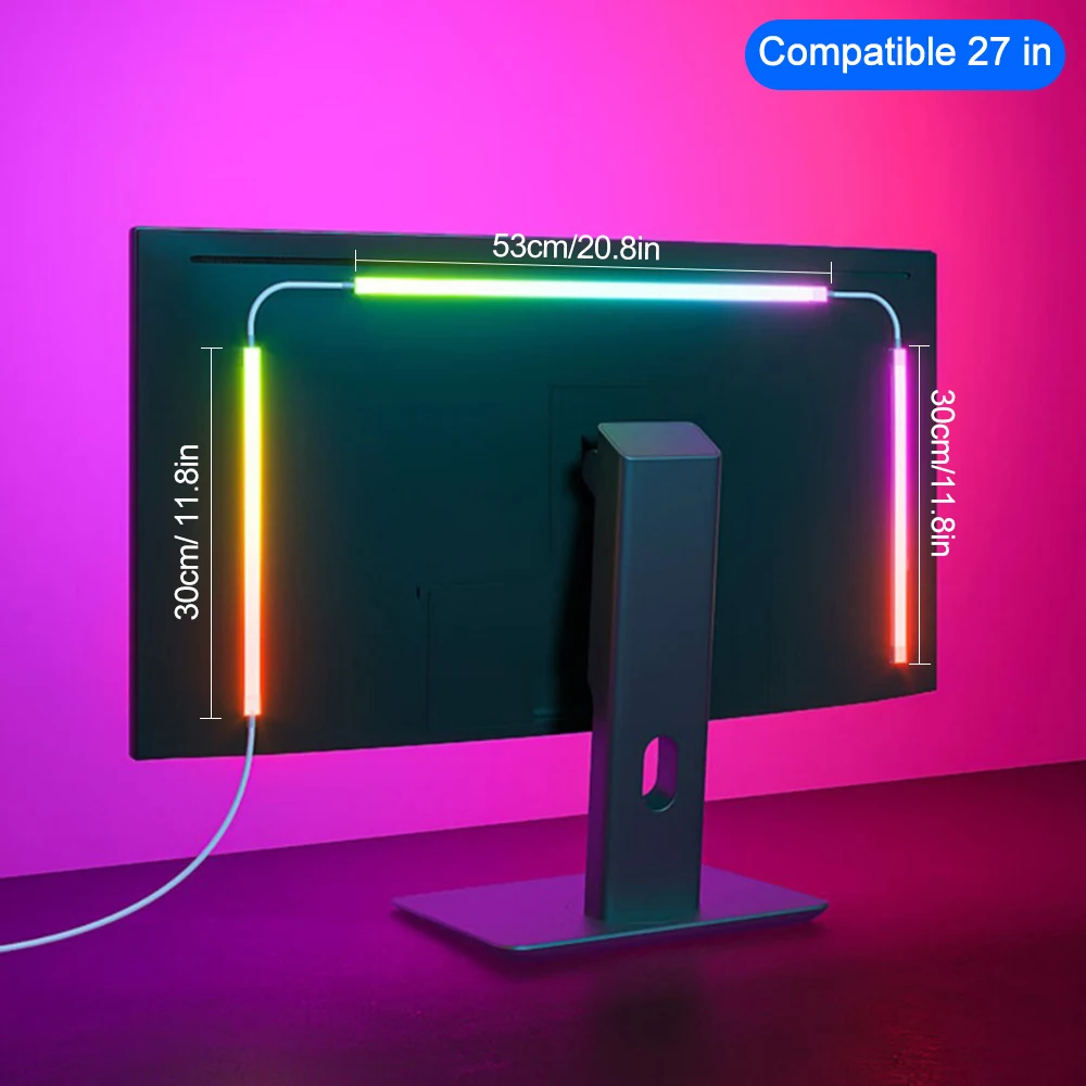

USB RGB LED лента для монитора 24-34 дюймов