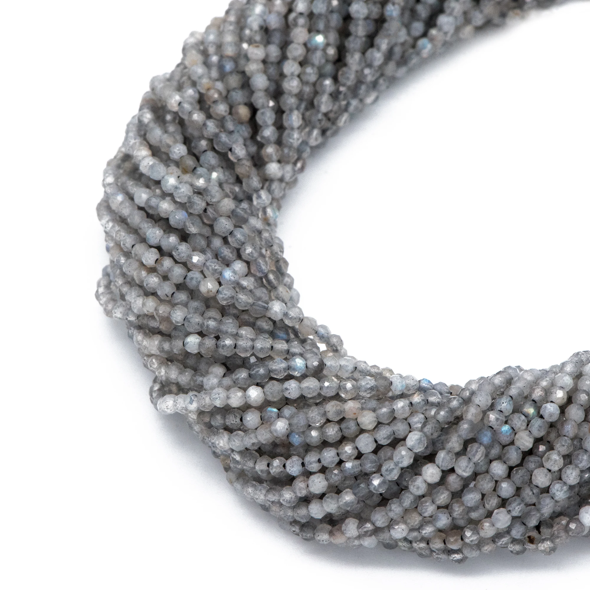 

Натуральный Ограненный лабрадорит Круглые бусины 2 мм, 15,3 дюймов, нить (TR-006)