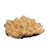 168g natural yellow calcite cluster coarse mineral specimen crystal quartz flower reiki healing fish tank decoration 168g