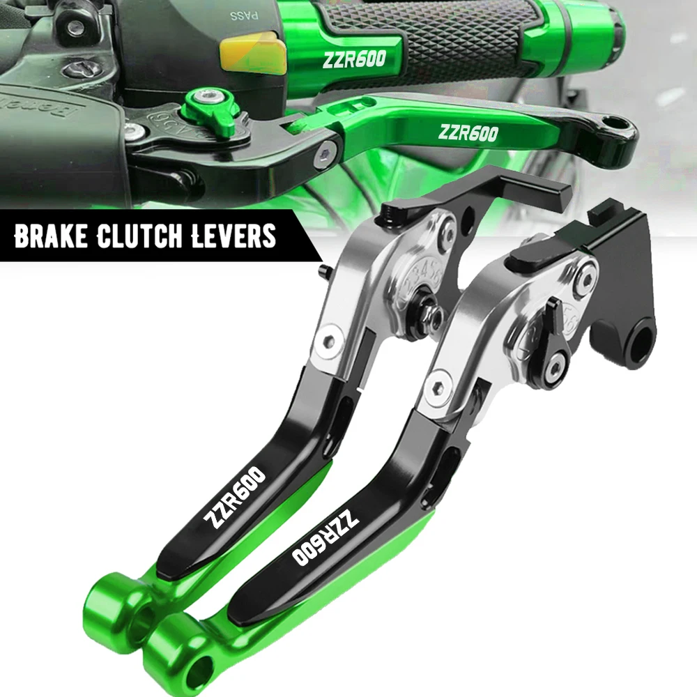 

ZZR600 Motorcycle Brake Clutch Levers Adjustable Foldable Durable Lever For Kawasaki ZZR 600 1990-2004 2003 2002 2001 2000 1999