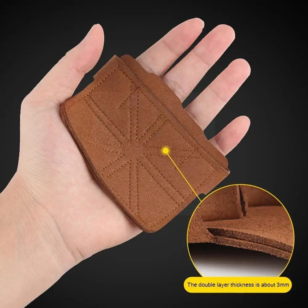 

Fitness Weight Lifting Half Finger Gloves PU Leather Weight Training Hand Sports Pads 2pcs Skid Anti Workout Cross Protecto K6A1