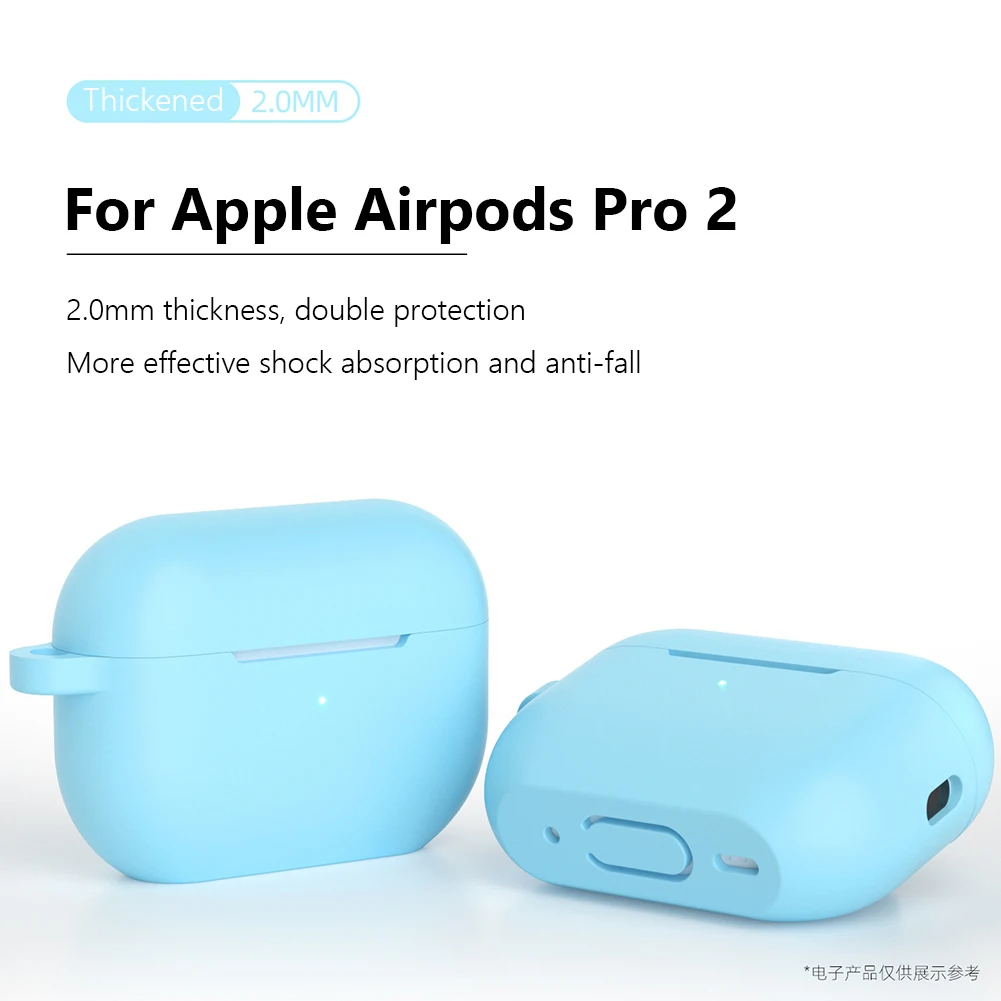 

Protective Cover Shell Waterproof Replacement Accessories Soft Silicone Earphone Skin Holders Dust-proof for Apple Airpods Pro 2