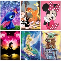 diamond painting cartoon disney fawn bambi animal round 5d diy embroidery cross stitch mosaic mickey mouse home decoration gift