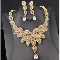 ladies jewelry set european and american dinner exaggerated necklace photo studio and makeup birthday bride two piece set