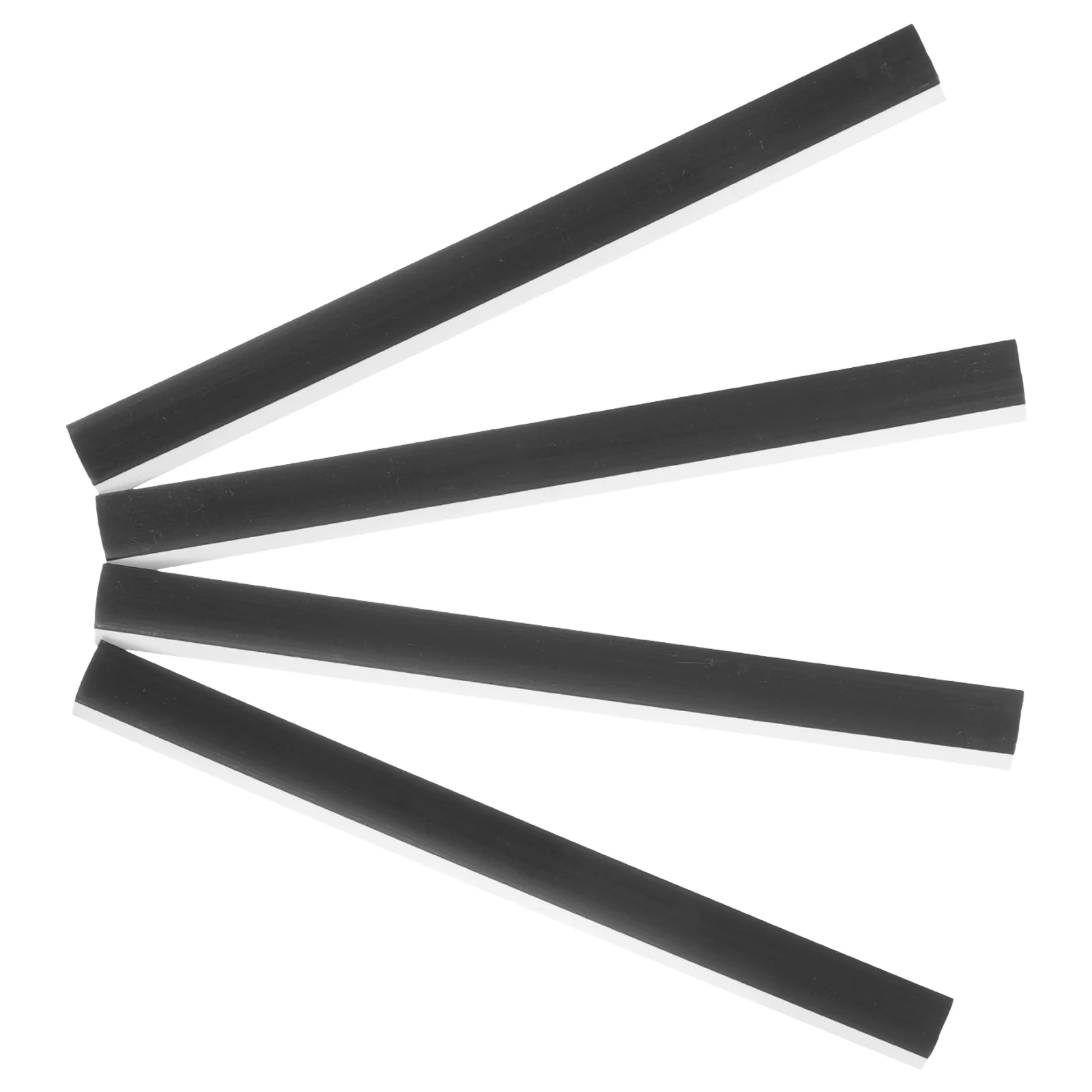 

4 Pcs Rubber Lip For Dustpan Dustpan Rubber Edge Replacementping Adhesive Repair Lip Insert Strips