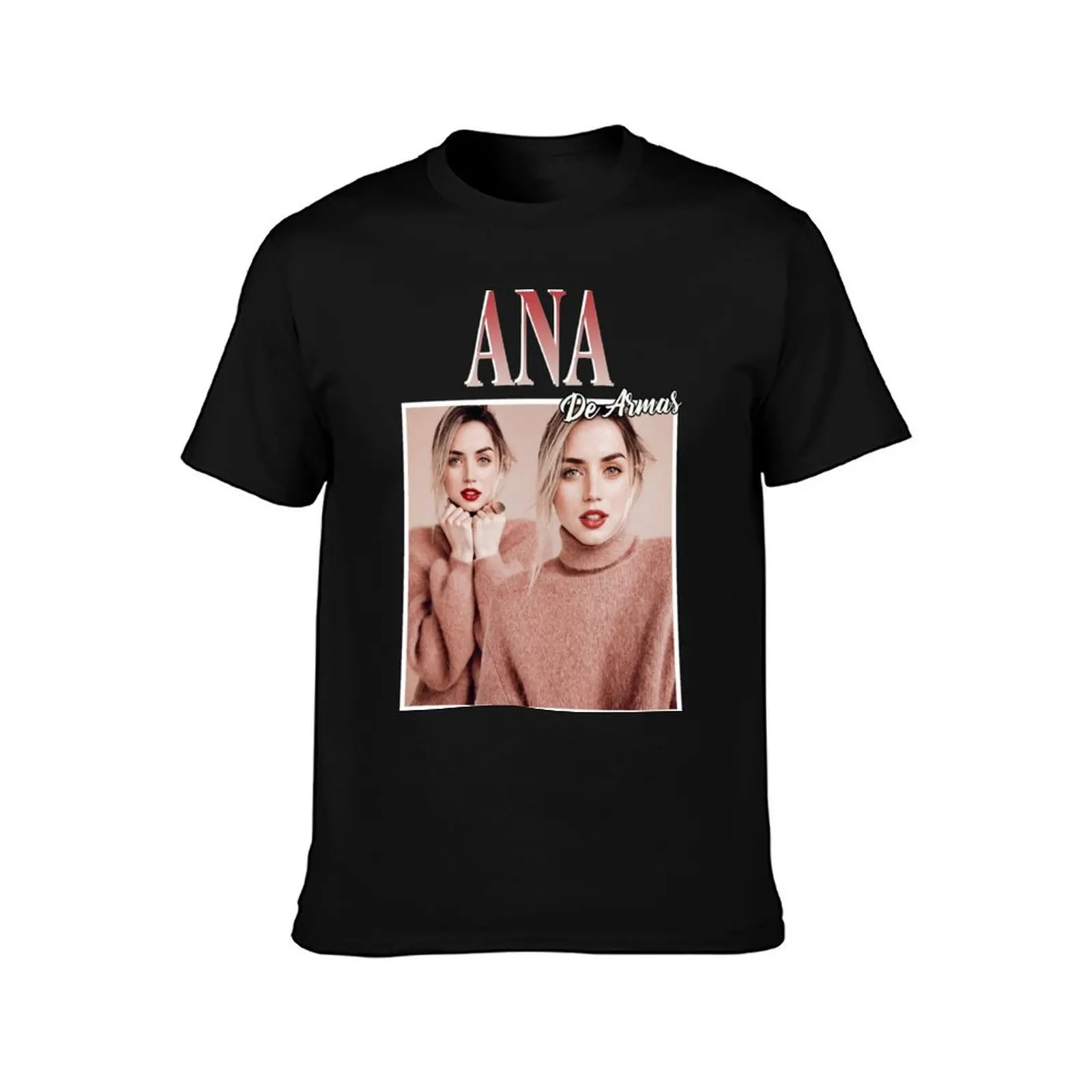 Фото Футболка Ana de Armas, модная футболка с графическим рисунком для мужчин №2