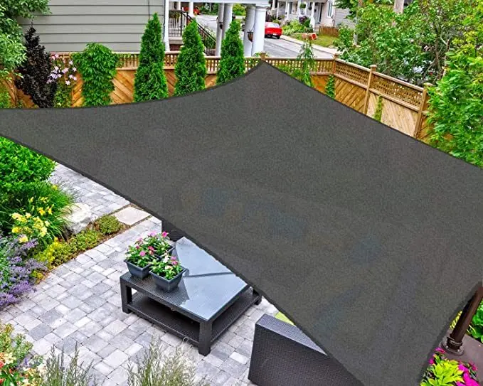 

10' x 10' Square Sun Shade Sail UV Block Canopy for Outdoor,Sand