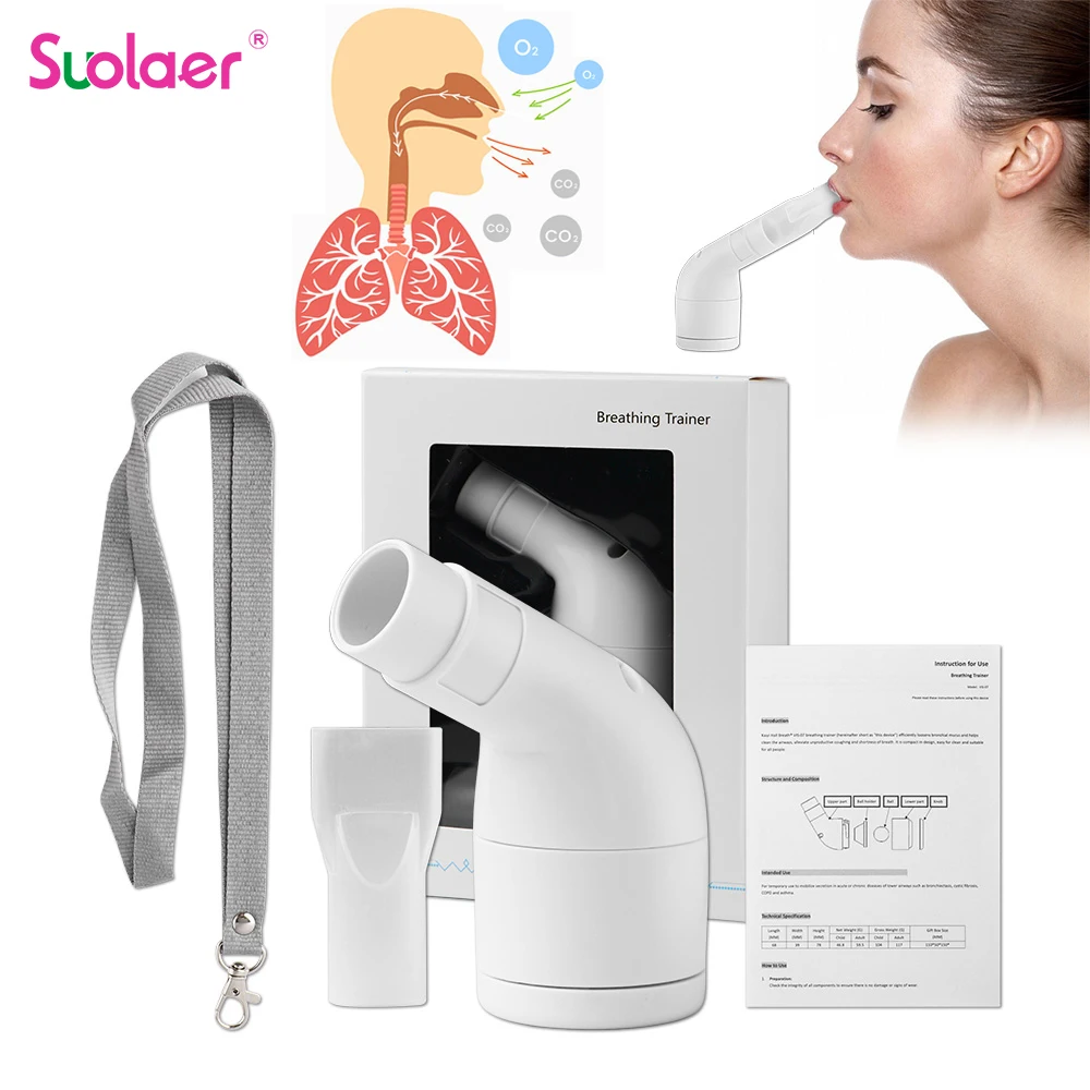 

Portable Air Breathing Practice Lung First Aid Outdoor Handheld Lung Breathing Trainer Breathing Exercise Instrument Health Care