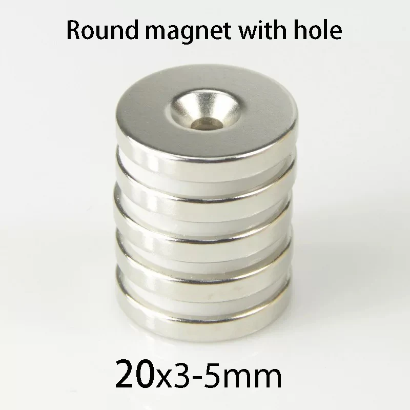 

Кольцевые магниты из железа 20x3-5 мм