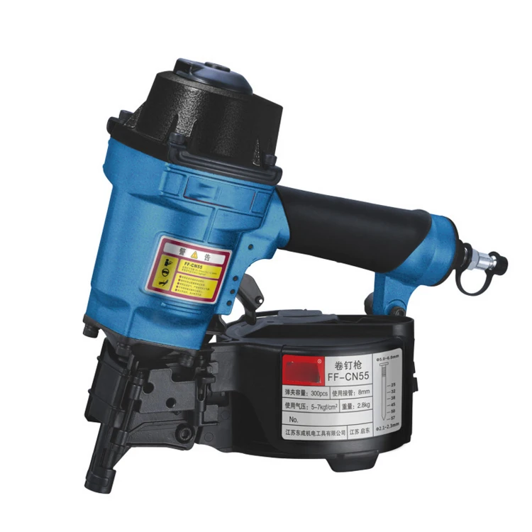 

Factory Supply Wood tools manufacturer Air Nail CN55 pneumatic Coil Nailer