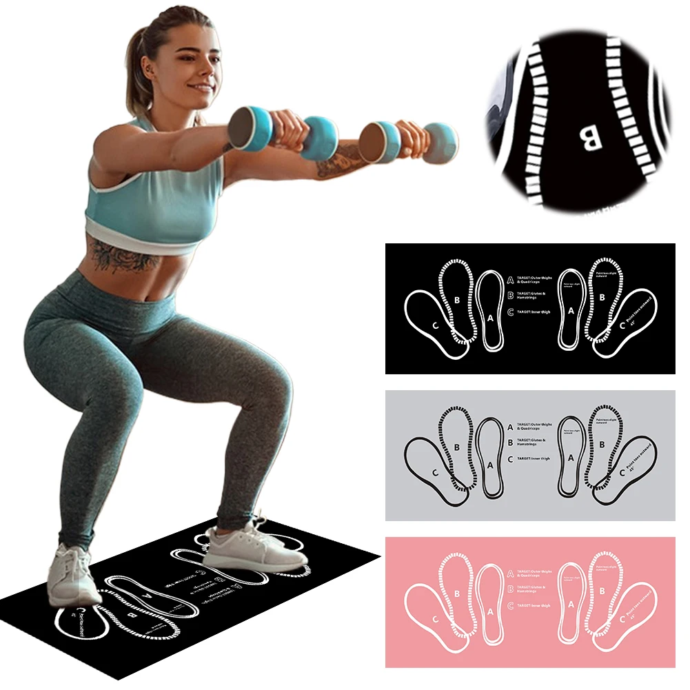 Многоцелевой Тренировочный Коврик для шагов глубокий коврик приседаний мышц