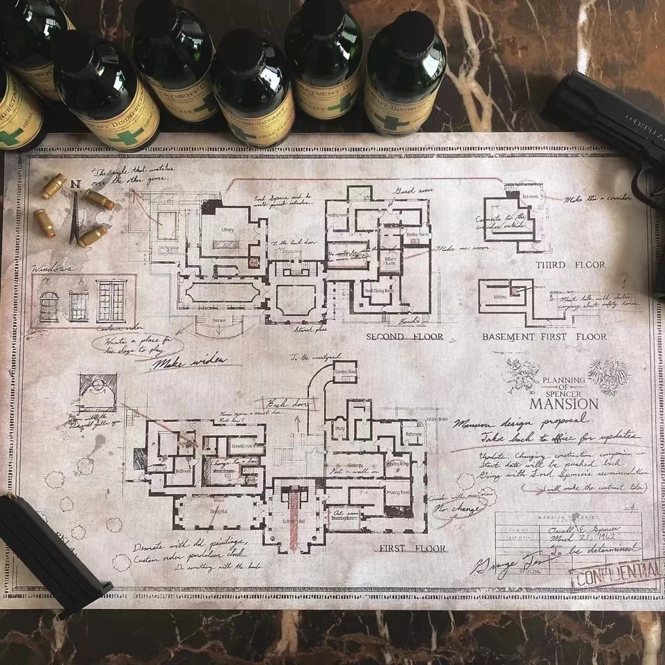 Художественное оформление для игровых жителей, воображение 2, ремейк, енот, городской полицейский отдых, карта здания «Спенсер»