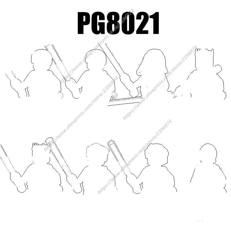PG8021 фигурки героев фильмов, аксессуары, строительные блоки, кирпичи, игрушки PG646 PG647 PG648 PG649 PG650 PG651 PG652 PG653