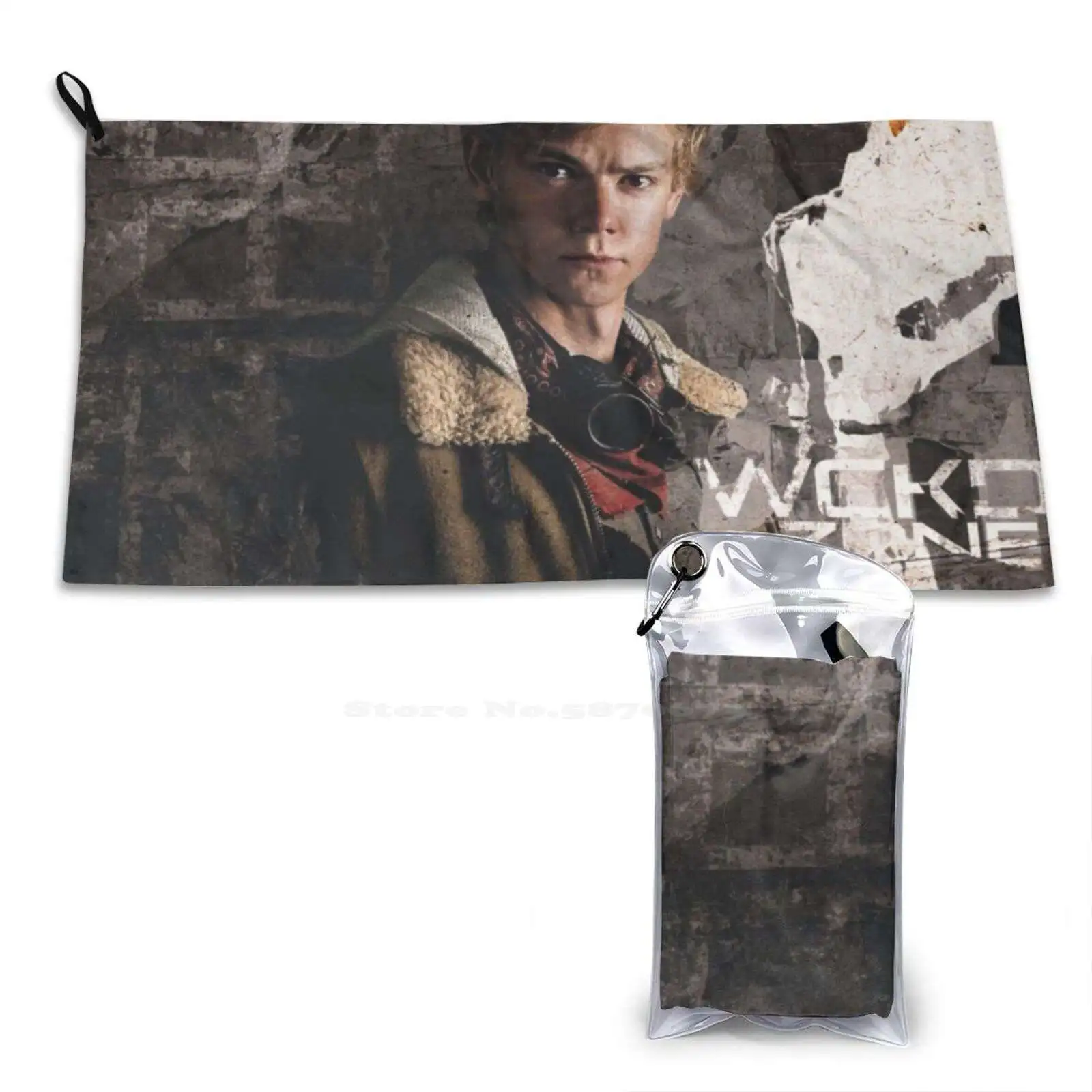 Бегунок с лабиринтом: мягкое полотенце The Death Cure быстросохнущее пляжное Ki Hong Lee Thomas