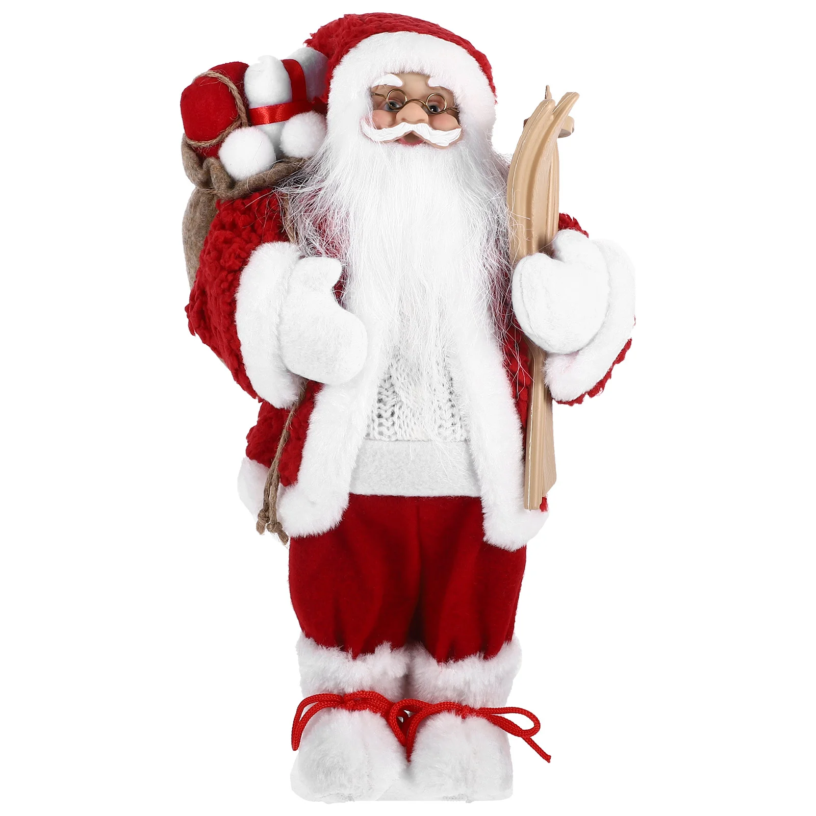 

Xmas Party Supply Santa Claus Figurine Decorative Supplies Statue Craft Christmas Gifts