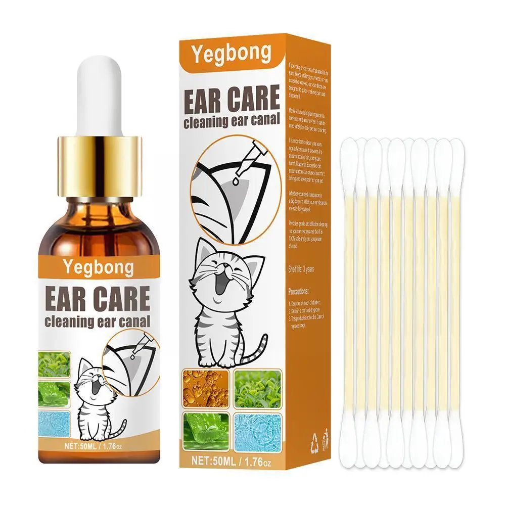 Ear Cleaning Liquid Pet Cat Dog Auricular Against Supplies K