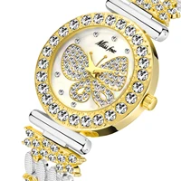 montre %c3%a0 quartz pour femmes bracelet de luxe %c3%a9tanche enti%c3%a8rement en diamant maille en acier luxury womens watch